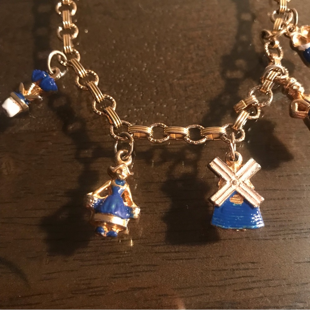 Bracelet Dutch Charms Souvenir Vtg Charm Bracelet - Picture 5 of 7